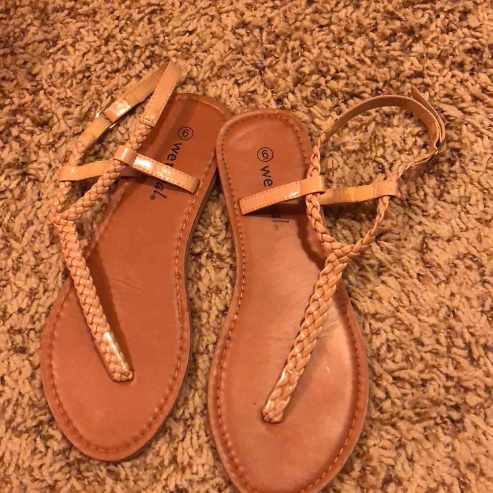 Sandals from wet seal